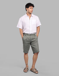 Army 100% Linen Short