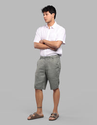 Army 100% Linen Short