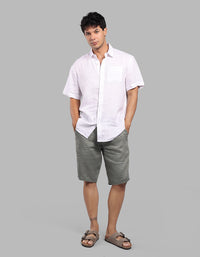 Army 100% Linen Short