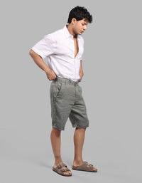 Army 100% Linen Short