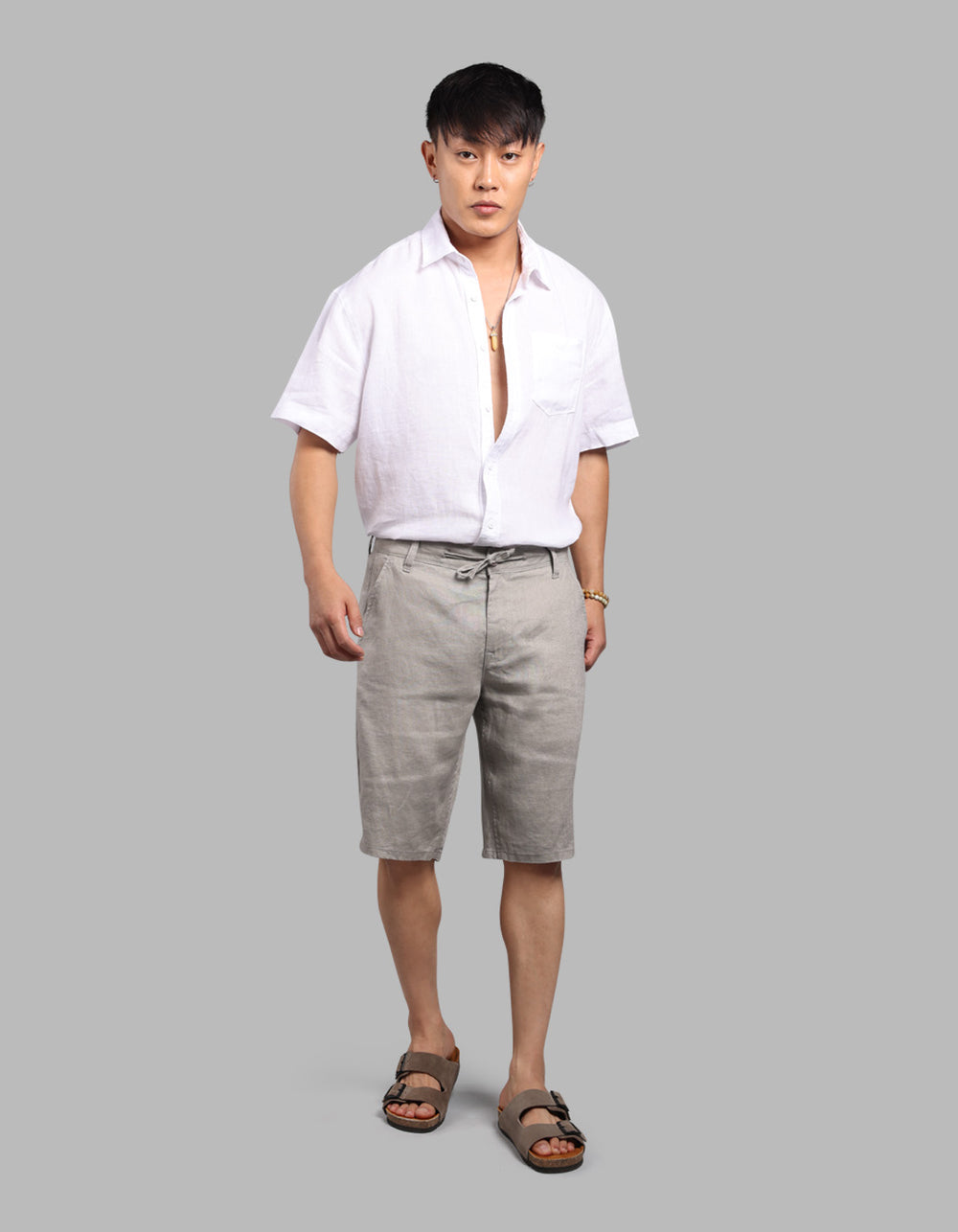 Dk Stone 100% Linen Short