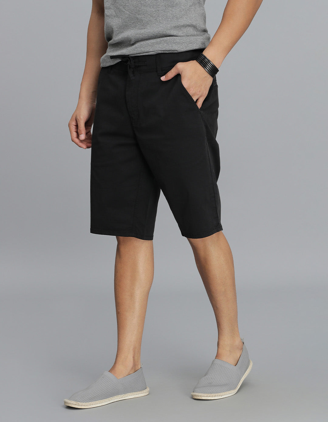 Black Chino Short