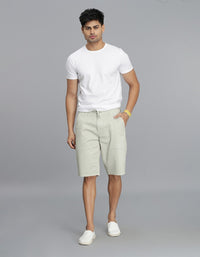 Silver Grey Chino Short