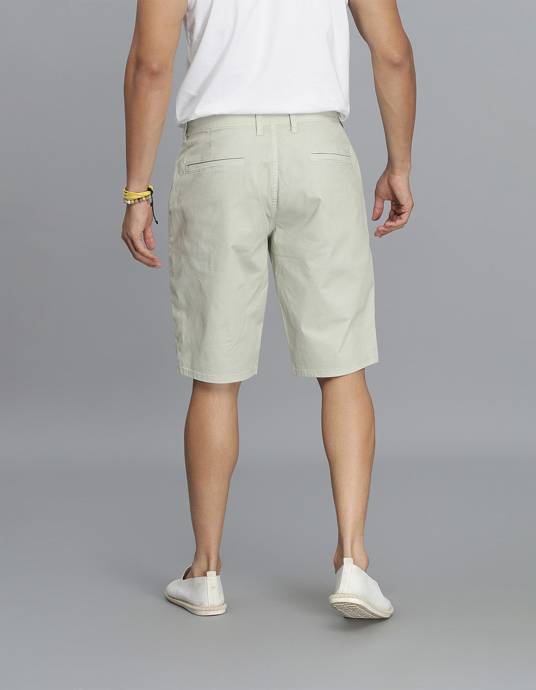 Silver Grey Chino Short