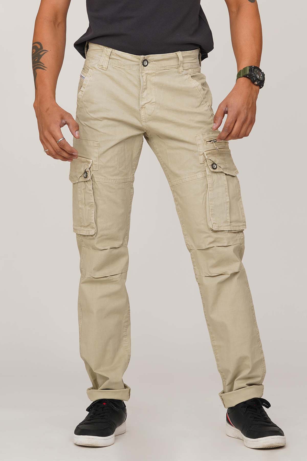 Stone Regular Fit Cargo Pant