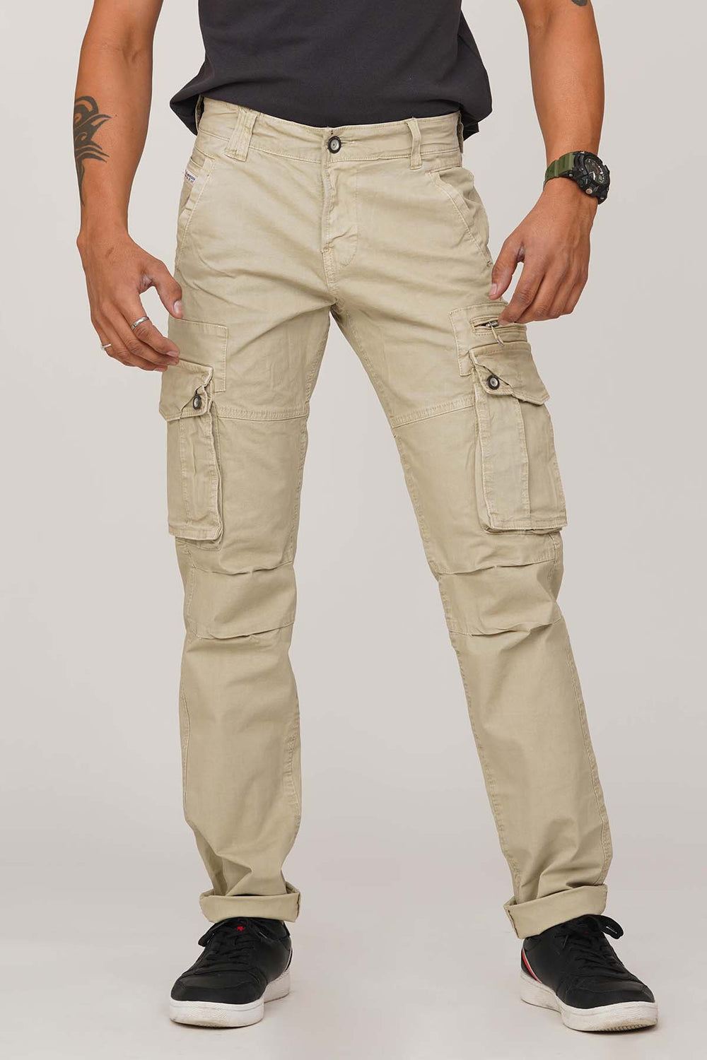 Stone Regular Fit Cargo Pant