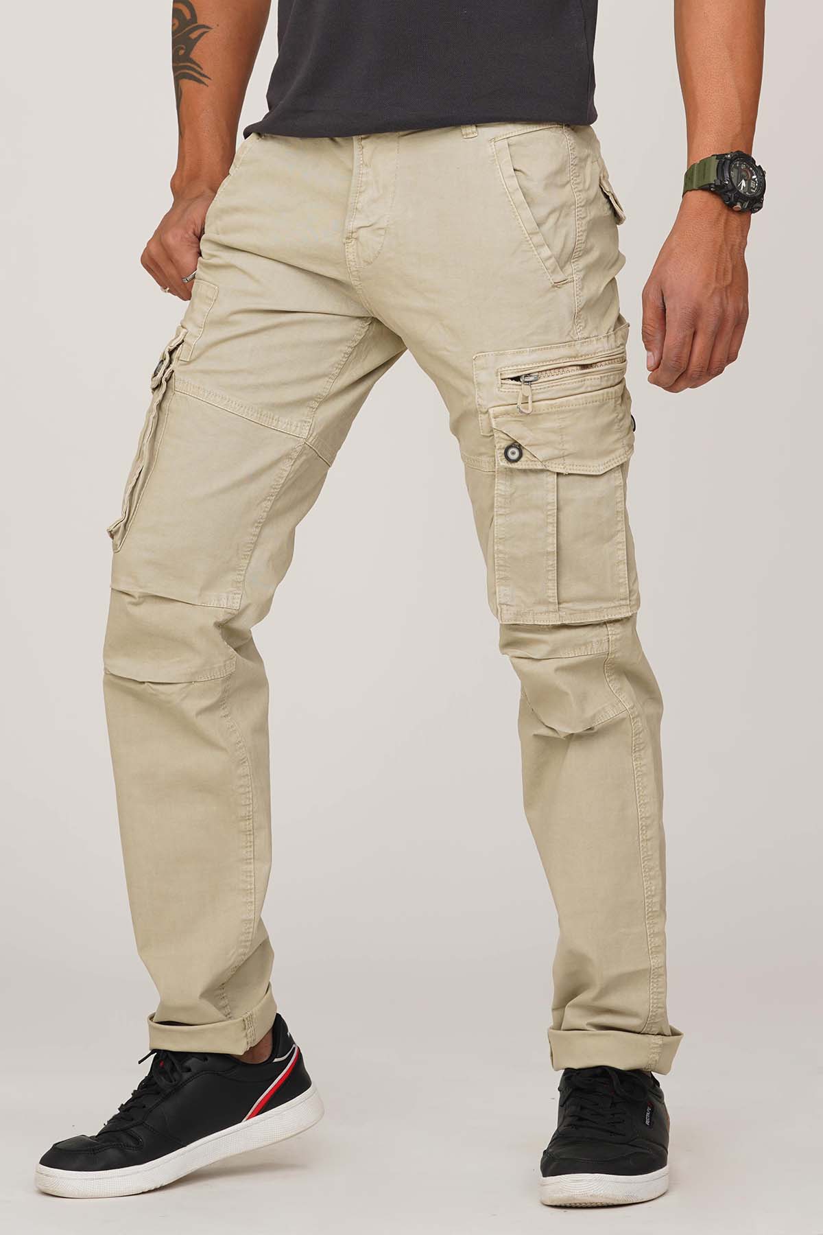 Stone Regular Fit Cargo Pant