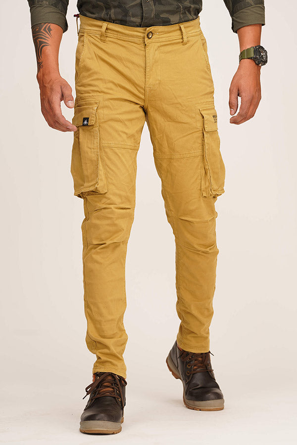 Khaki Regular Fit Cargo Pant