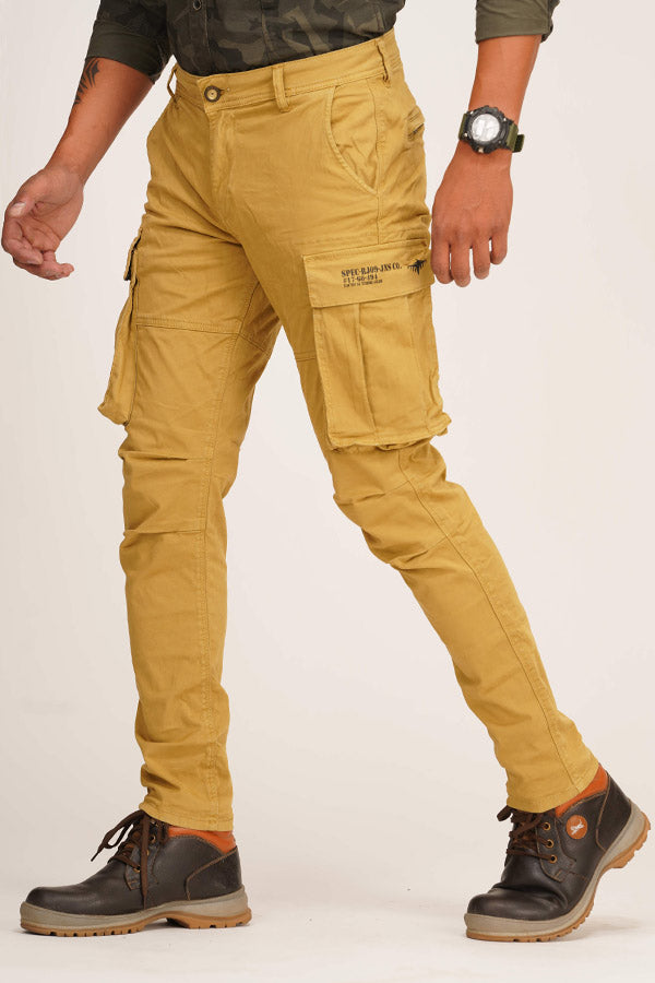 Khaki Regular Fit Cargo Pant