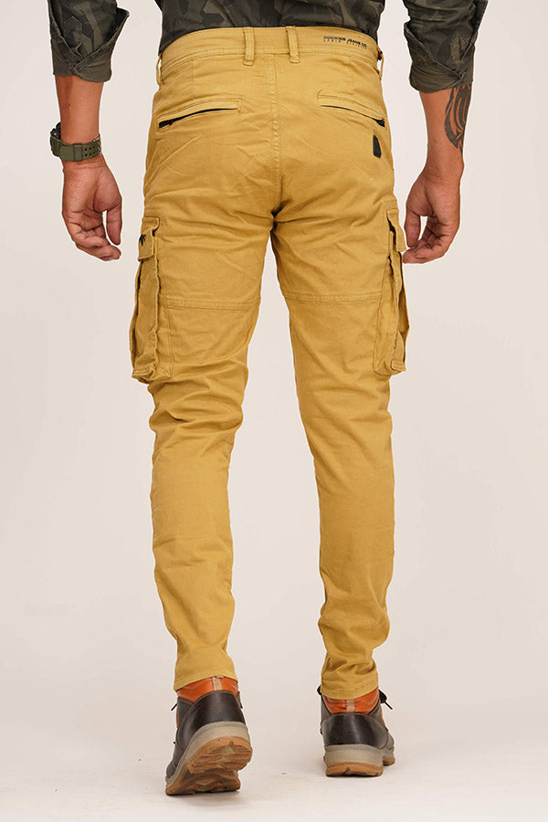 Khaki Regular Fit Cargo Pant