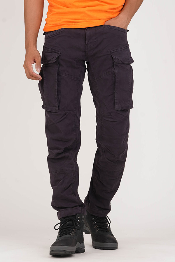 CHARCOAL 3 SLIM FIT CARGO PANT  ROOKIES