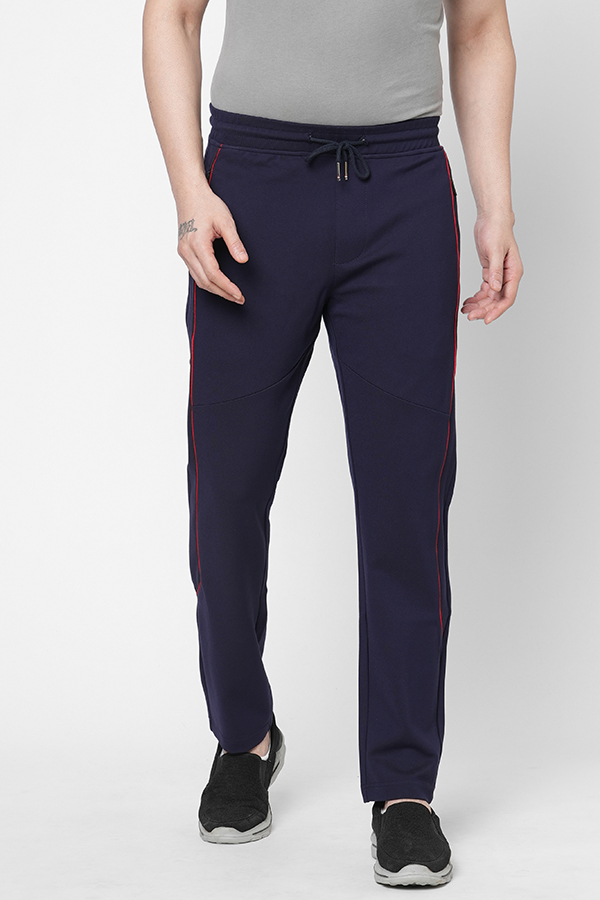 NAVY ATHLEISURE TRACK PANT