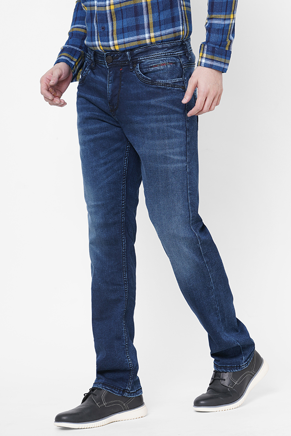 DK BLUE 5 POCKET MIDRISE, COMFORT AND STREIGHT FIT JEANS