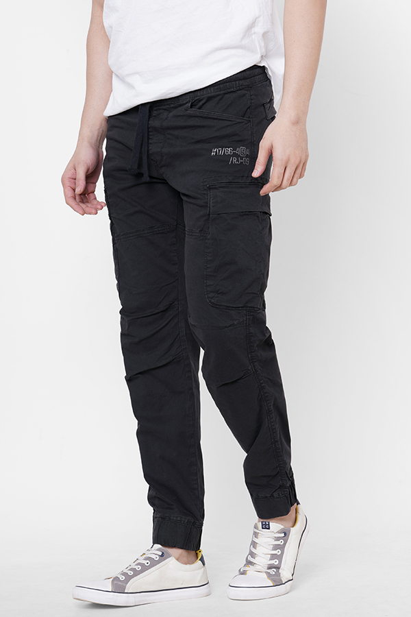 CHARCOAL SLIM FIT CARGO PANT