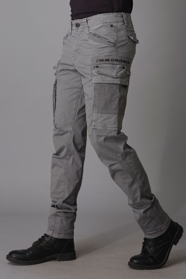 Regular Fit Ripstop cargo trousers - Dark grey - Men | H&M IN