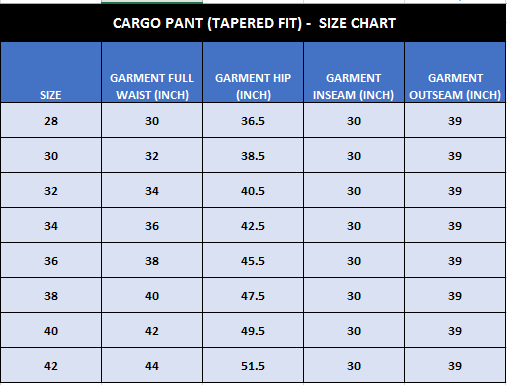 Size charts | Stanno.com