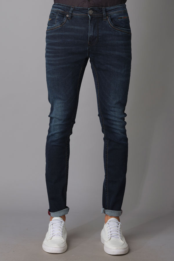 DK BLUE 5 POCKET MID-RISE NARROW FIT JEANS (BILLY FIT)