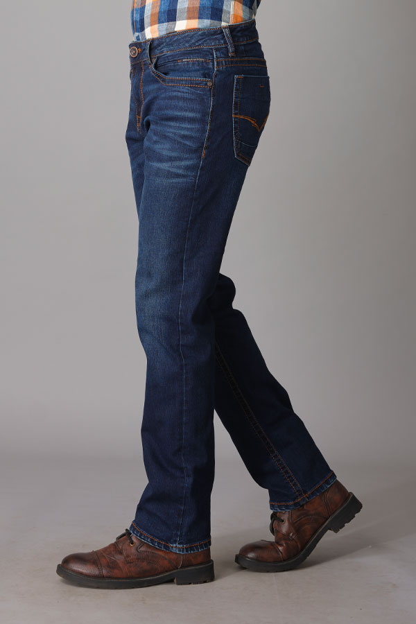 DK BLUE 5 POCKET MIDRISE, COMFORT AND STREIGHT FIT JEANS (JESSE)