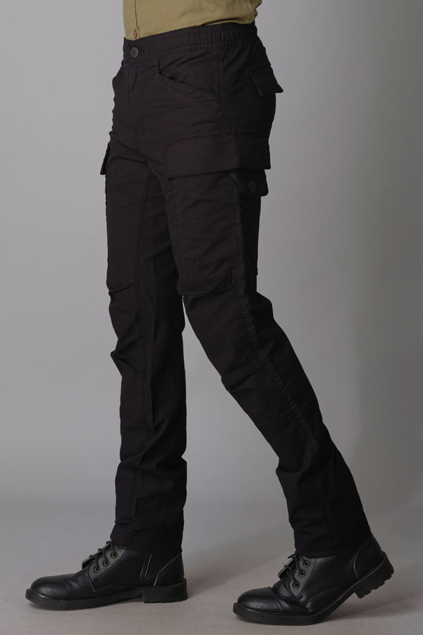 Cotton cargo trousers - Black - Kids | H&M IN-mncb.edu.vn