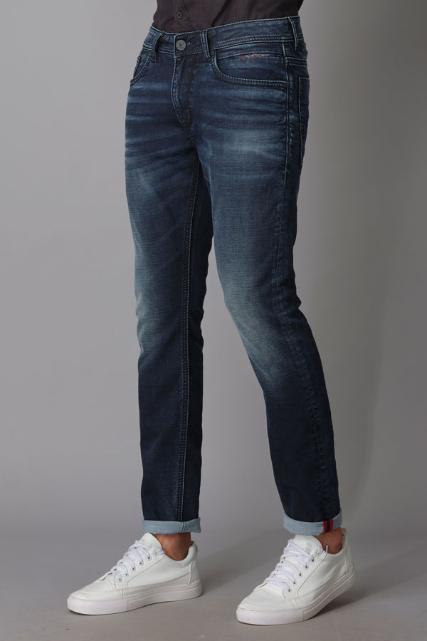 DK BLUE 5 POCKET MID-RISE TAPERED FIT JEANS (BILLY FIT)