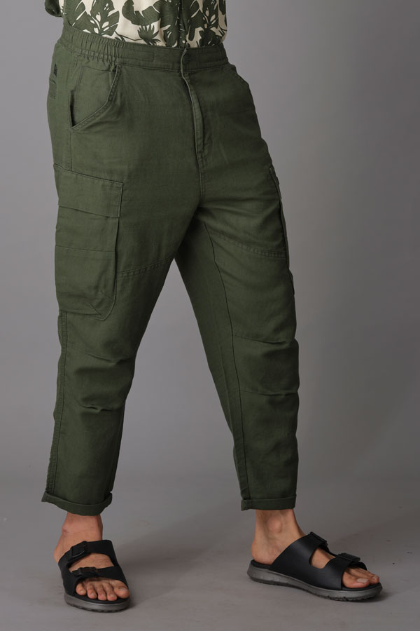 Womens Cargo Pants with Pockets Linen Waist Cotton India  Ubuy