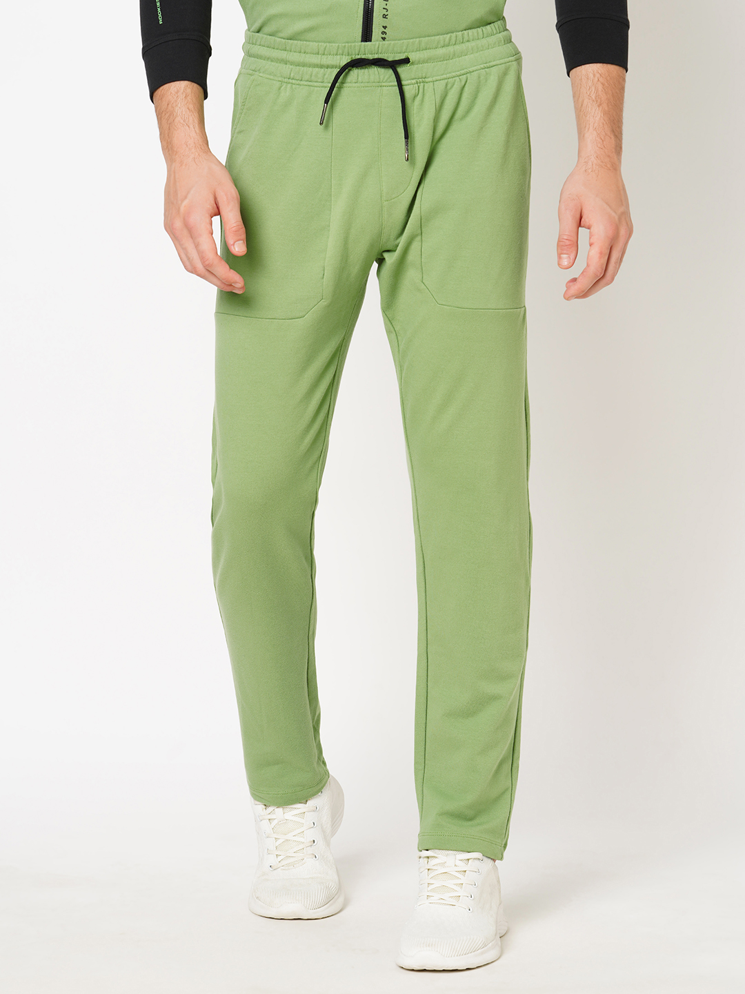 GREEN ATHLEISURE TRACK PANT (COMFORT FIT)