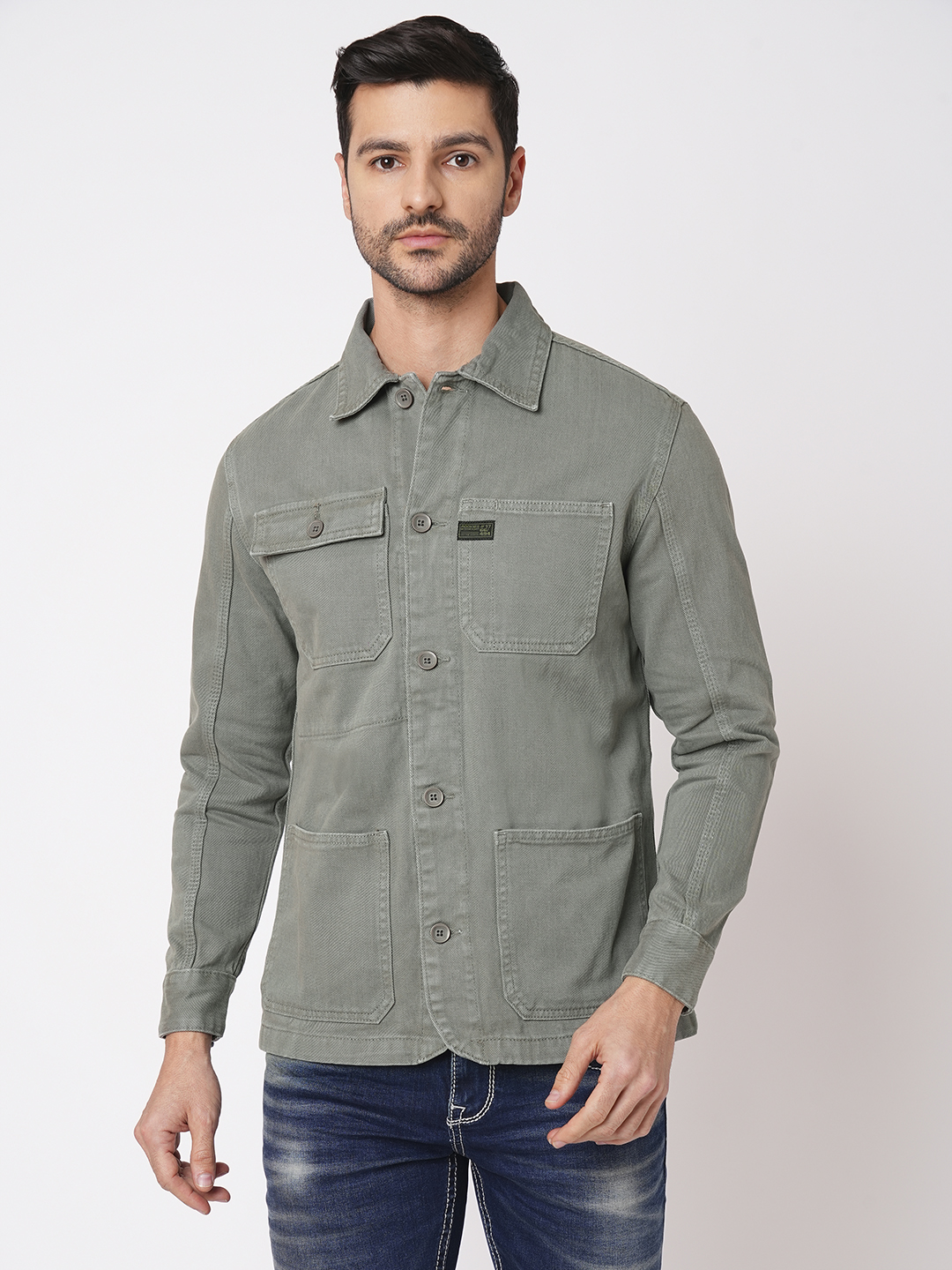 Men's Trendy Ripped Design Casual Button Up Long Sleeve Denim Shirt, Men's  Clothes For Spring Summer Autumn, Tops For Men | Summer Denim Shirt Outfit  Men | suturasonline.com.br