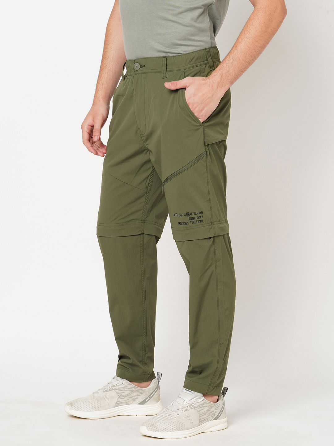 IVY GREEN UTILITY PANT (SLIM TAPERED FIT)