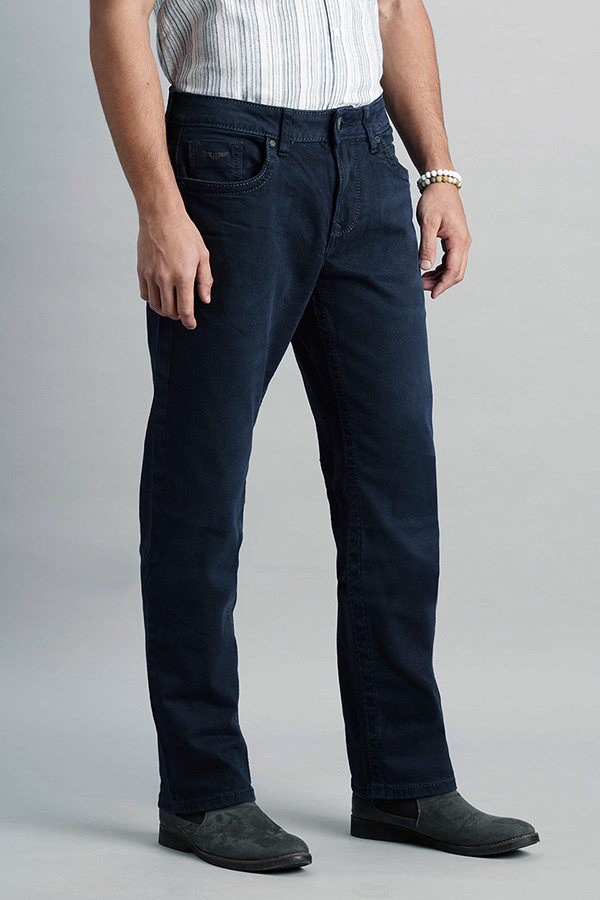 DK BLUE 5 POCKET MIDRISE, COMFORT AND STREIGHT FIT JEANS (JESSE FIT)