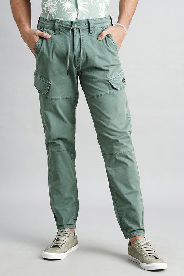 AQABA SLIM FIT CARGO PANT (TAPERED FIT)
